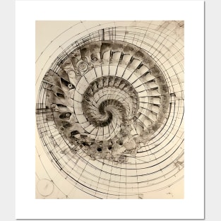 Fibonacci Sequence: Fibonacci Abstract Posters and Art